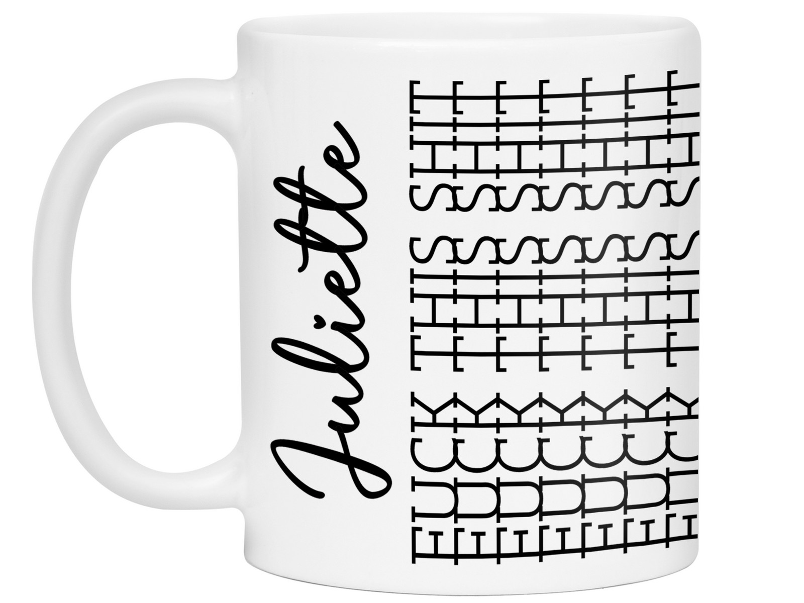 Hidden Message Custom Name Funny Coffee Mug - Swear Message Friend Office Coworker Gift Cup
