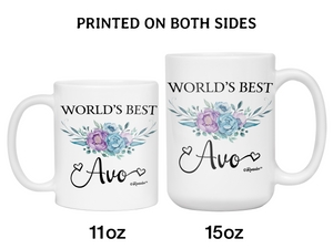 Funny Gifts for Avos - World's Best Avo Coffee Mug