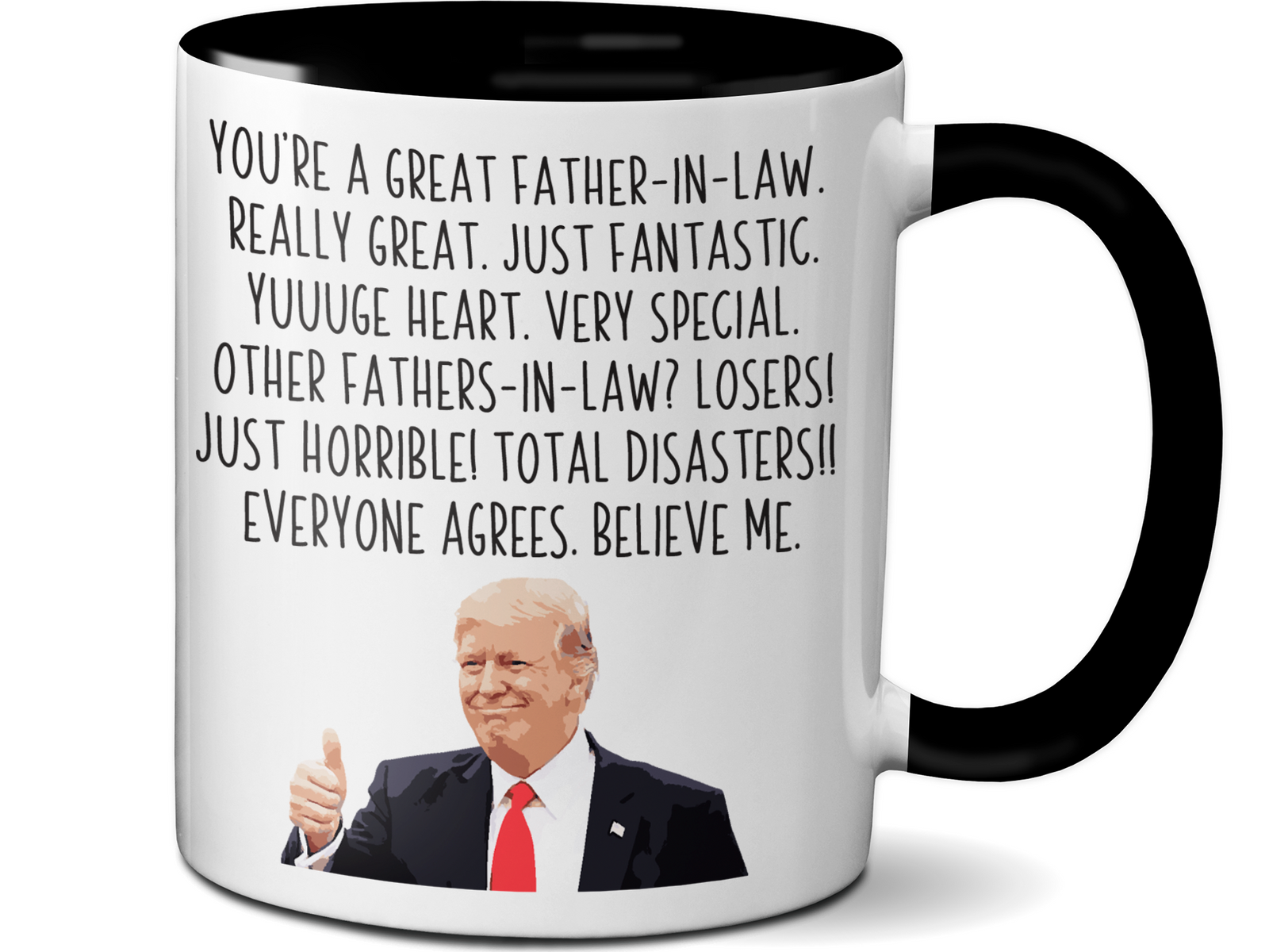 Funny Father-in-law Gifts - Trump Great Fantastic Father-in-law Coffee Mug, Bonus Dad Gift Idea