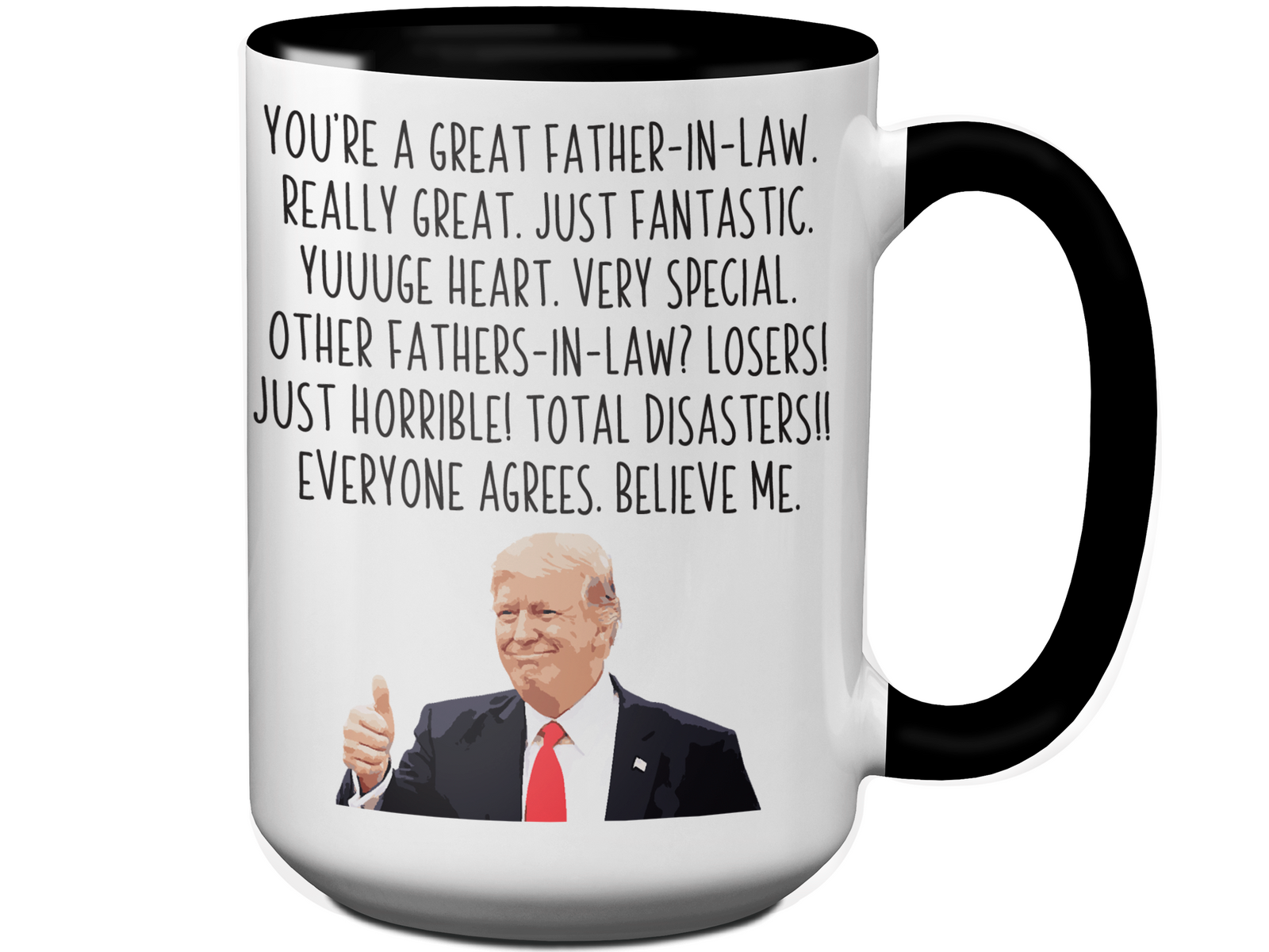 Funny Father-in-law Gifts - Trump Great Fantastic Father-in-law Coffee Mug, Bonus Dad Gift Idea