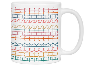 Hidden Message Custom Name Funny Coffee Mug - Swear Message Friend Office Coworker Gift Cup - Colorful Design