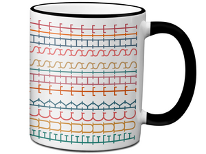 Hidden Message Custom Name Funny Coffee Mug - Swear Message Friend Office Coworker Gift Cup - Colorful Design