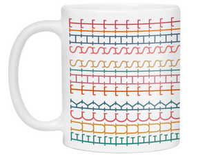 Hidden Message Funny Coffee Mug - Swear Message Friend Office Coworker Gift Cup - Colorful Design