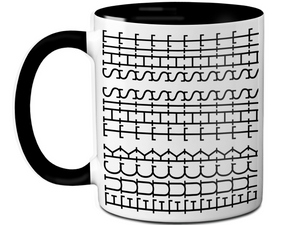 Hidden Message Funny Coffee Mug - Swear Message Friend Office Coworker Gift Cup - White Elephant Gift Idea