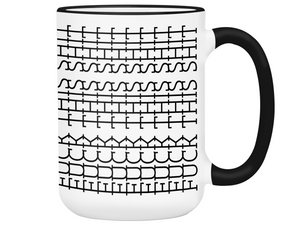 Hidden Message Funny Coffee Mug - Swear Message Friend Office Coworker Gift Cup - White Elephant Gift Idea