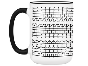 Hidden Message Funny Coffee Mug - Swear Message Friend Office Coworker Gift Cup - White Elephant Gift Idea