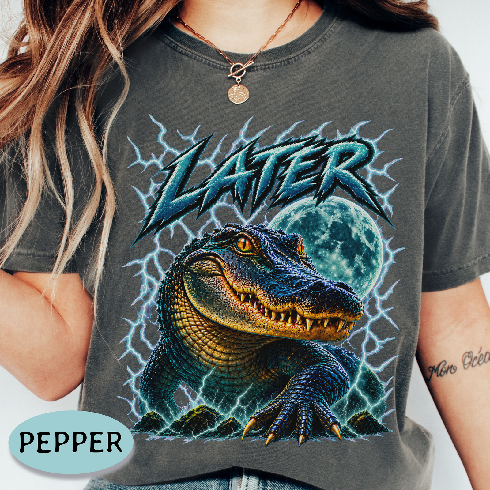 Later Alligator Shirt | Retro Gator Graphic Tee