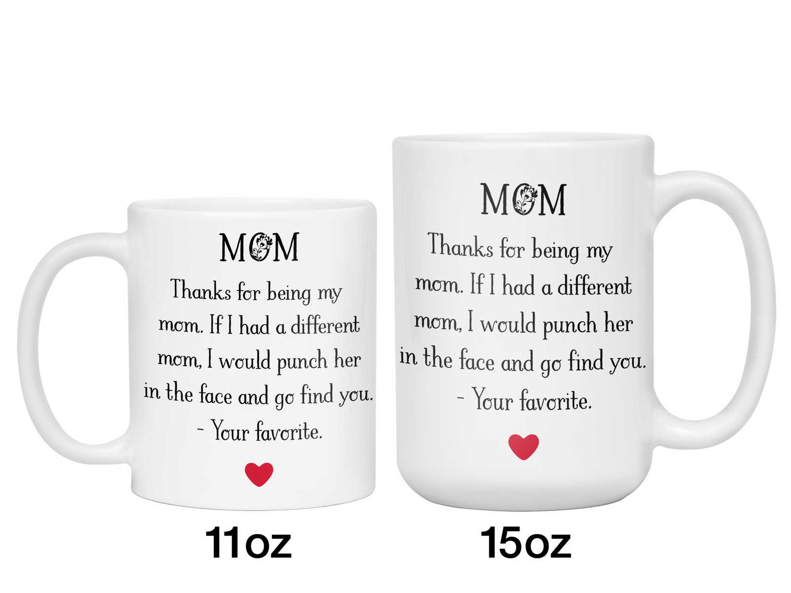 Funny Gifts for Moms - Mom Thanks for Being My Mom - Mother's Day Gag Gift Idea