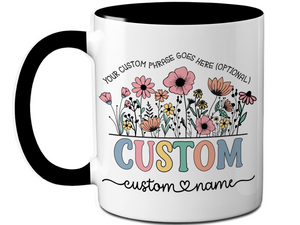 Personalized Title Nickname Mug – Custom Name and Quote Cup – Unique Gift Idea