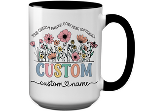 Personalized Title Nickname Mug – Custom Name and Quote Cup – Unique Gift Idea
