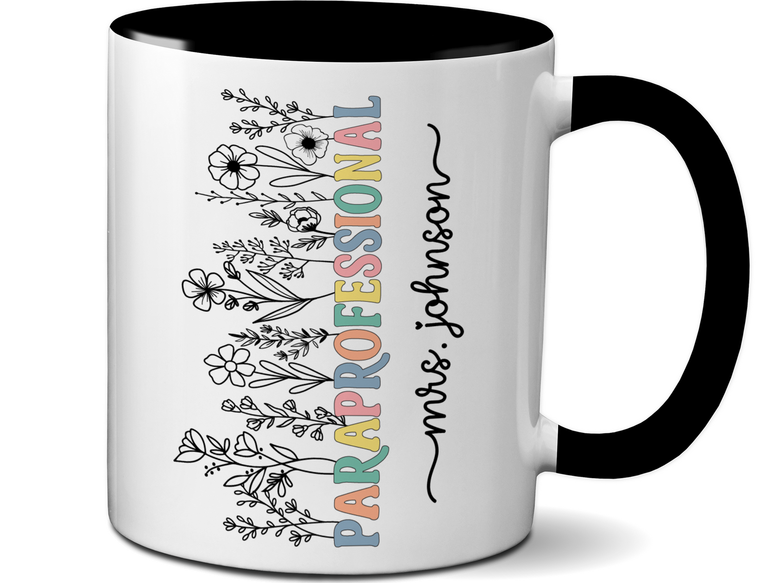 Personalized Paraprofessional Mug – Custom Name Para Teaching Assistant Appreciation Gift
