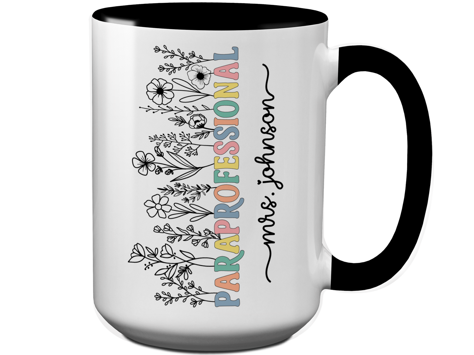 Personalized Paraprofessional Mug – Custom Name Para Teaching Assistant Appreciation Gift