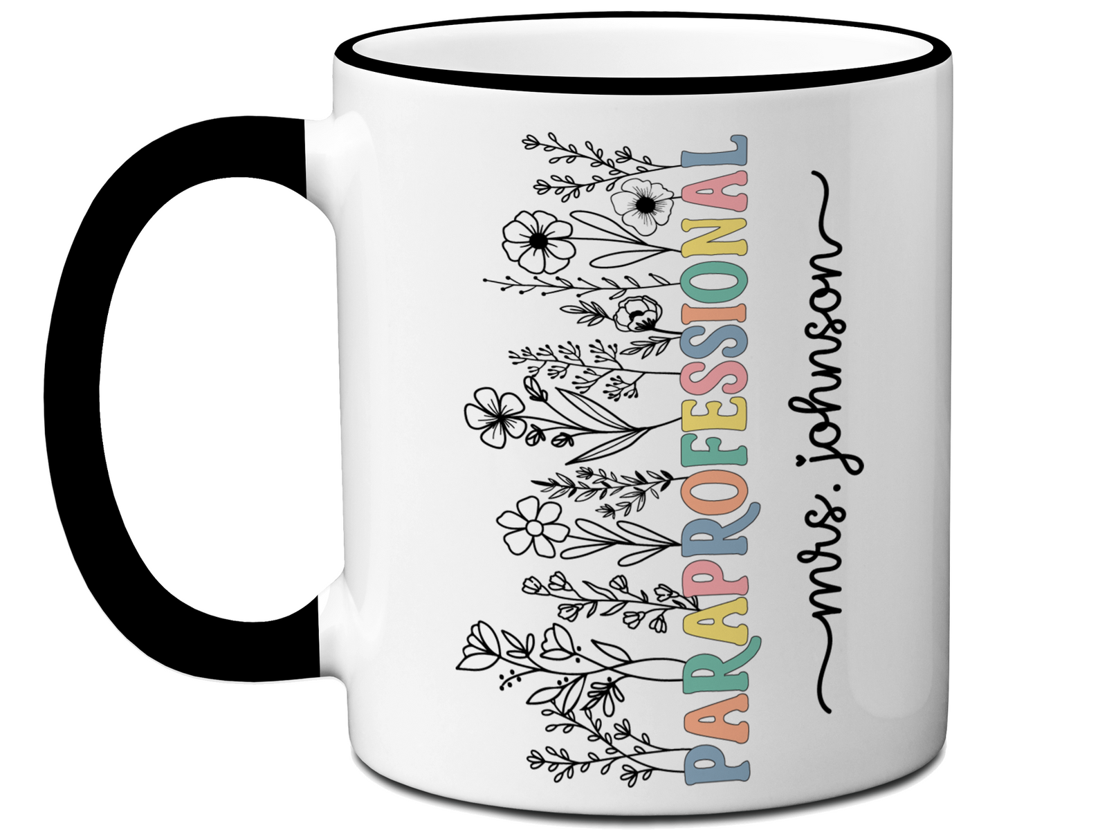 Personalized Paraprofessional Mug – Custom Name Para Teaching Assistant Appreciation Gift
