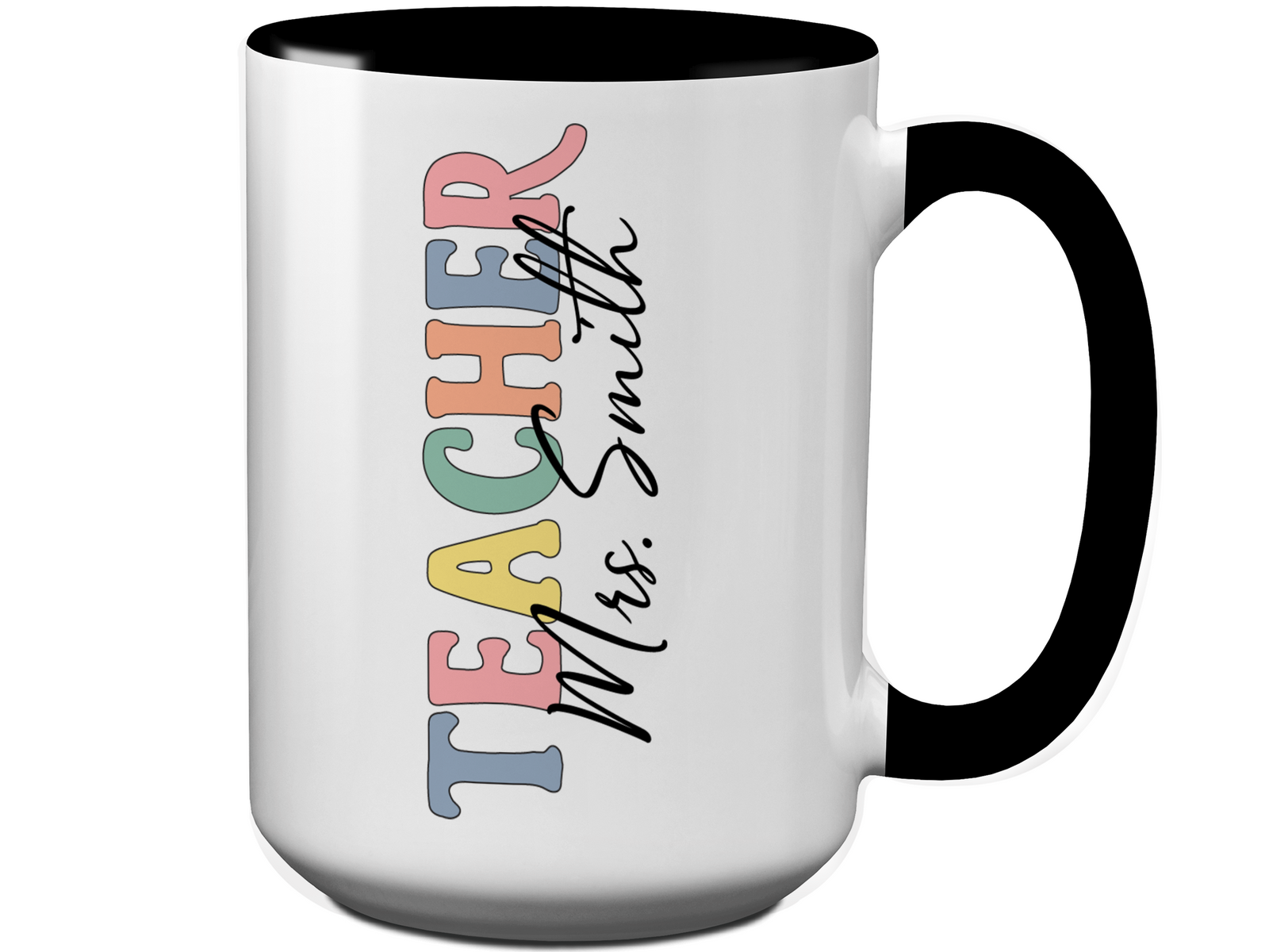 Personalized Teacher Mug – Custom Name Cup – Unique Teacher Appreciation Gift Idea (V2)