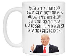 Funny Girlfriend Gifts - Trump Great Fantastic Girlfriend Coffee Mug
