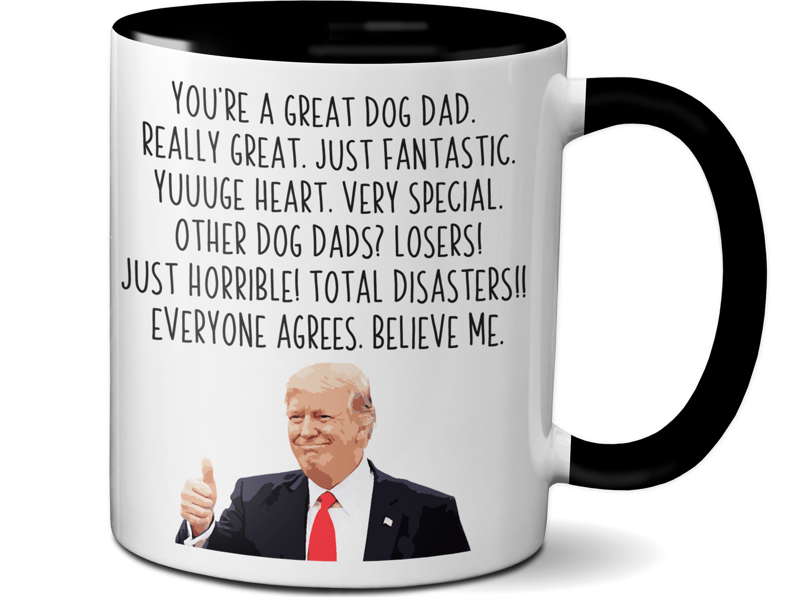 Funny Dog Dad Gifts - Trump Great Fantastic Dog Dad Coffee Mug