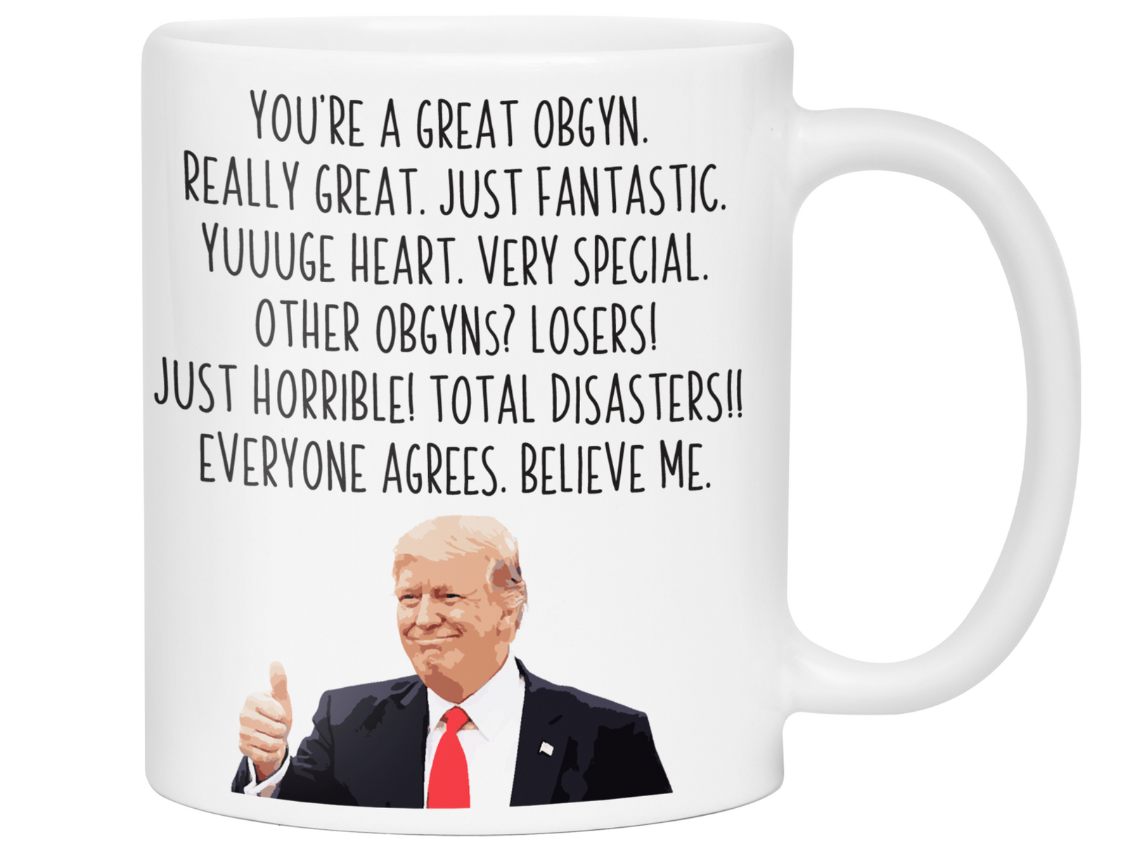 Funny OBGYN Gifts - Trump Great Fantastic OBGYN Gag Coffee Mug