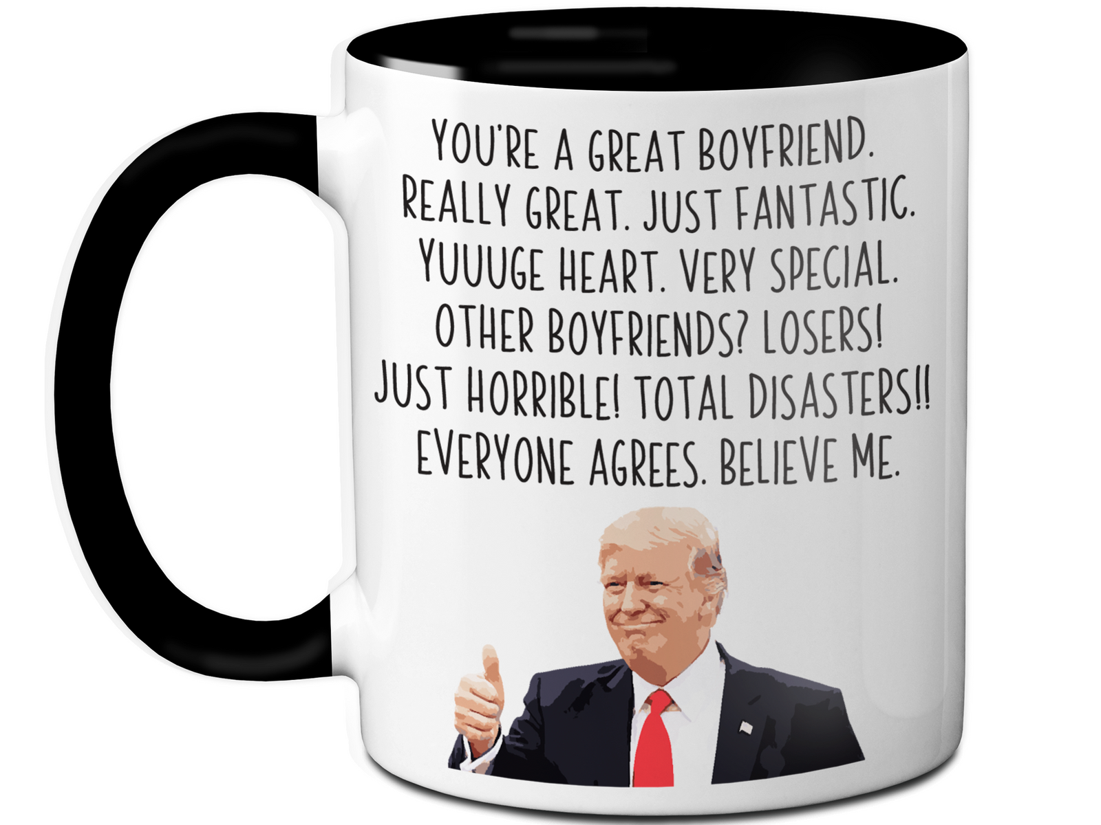 Funny Boyfriend Gifts - Trump Great Fantastic Boyfriend Coffee Mug