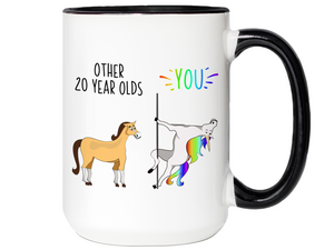 20th Birthday Gifts - Other 20 Year Olds You Funny Unicorn Coffee Mug
