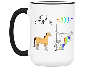 21st Birthday Gifts - Other 21 Year Olds You Funny Unicorn Coffee Mug