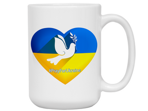 Pray for Ukraine Coffee Mug