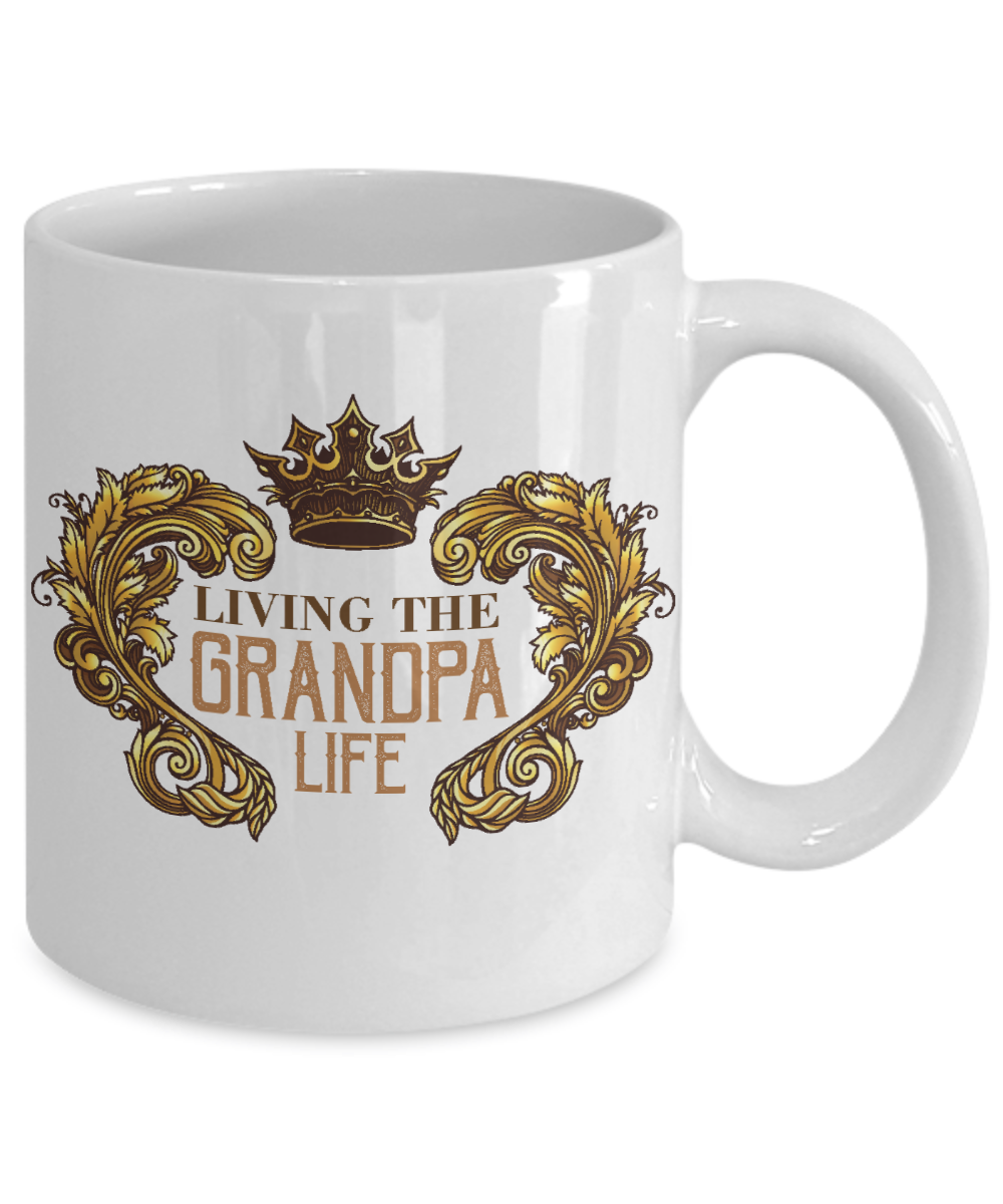 Living the Grandpa Life Tea Cup