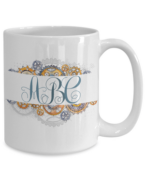Personalized Monogram Coffee Mug | Tea Cup | Great Gift Idea for Men/Husband/Grandpa/Male
