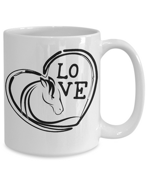 Horse Love Coffee Mug Tea Cup Horse Lover Gifts