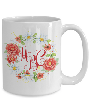Personalized Monogram Coffee Mug | Tea Cup | Great Gift Idea for any Occasion