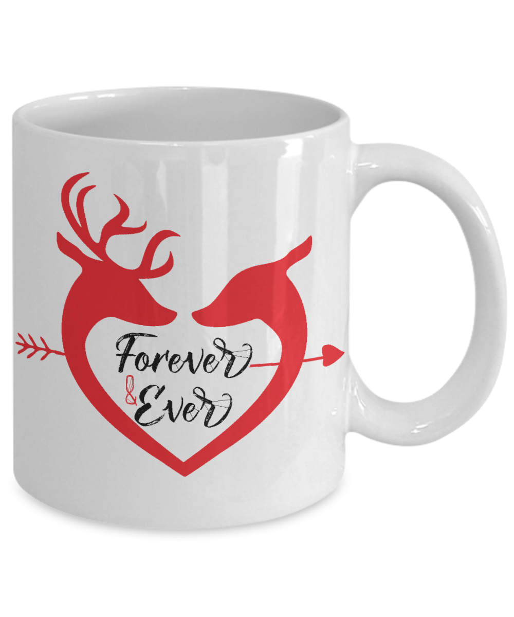 Love Forever and Ever Deer Tea Cup