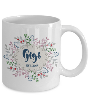 Gigi Grandmother Personalized Custom Coffee Mug