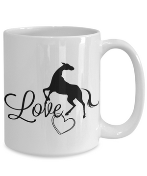 Horse Love Coffee Mug Tea Cup Horse Lover Gift Ideas