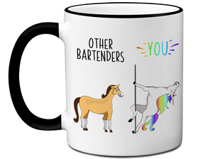 Bartender Gifts - Other Bartenders You Funny Unicorn Coffee Mug