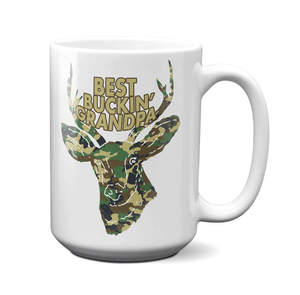 Best Buckin' Grandpa Funny Coffee Mug Tea Cup Deer Hunter Gift Idea