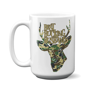 Best Bucking Husband Funny Coffee Mug Tea Cup Deer Hunter Gifts