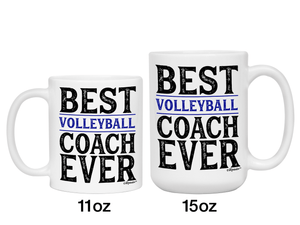 Funny Gifts for Volleyball Coaches - Best Volleyball Coach Ever Gag Coffee Mug