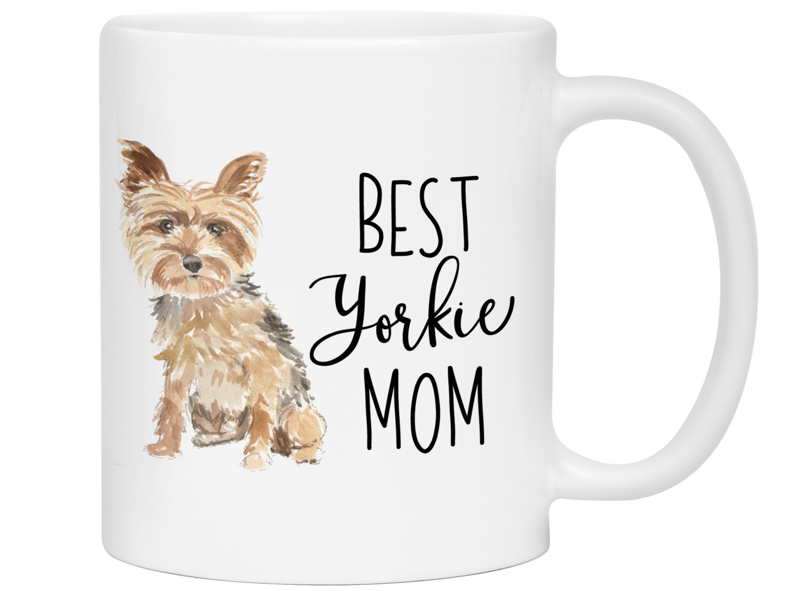 Yorkie Mom Gifts - Best Yorkie Mom Coffee Mug - Mother's Day Gift Idea for Yorkshire Terrier Mom