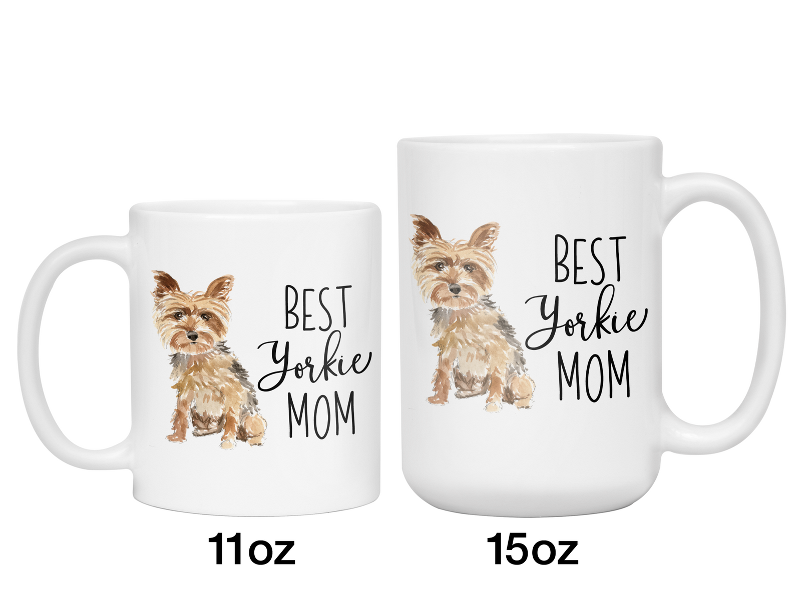Yorkie Mom Gifts - Best Yorkie Mom Coffee Mug - Mother's Day Gift Idea for Yorkshire Terrier Mom