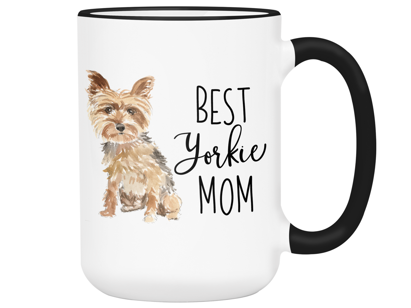 Yorkie Mom Gifts - Best Yorkie Mom Coffee Mug - Mother's Day Gift Idea for Yorkshire Terrier Mom