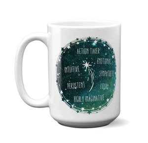 Cancer Zodiac Sign Coffee Mug | Horoscope, Astrology, Constellation | Unique Gift Idea | Two Sided