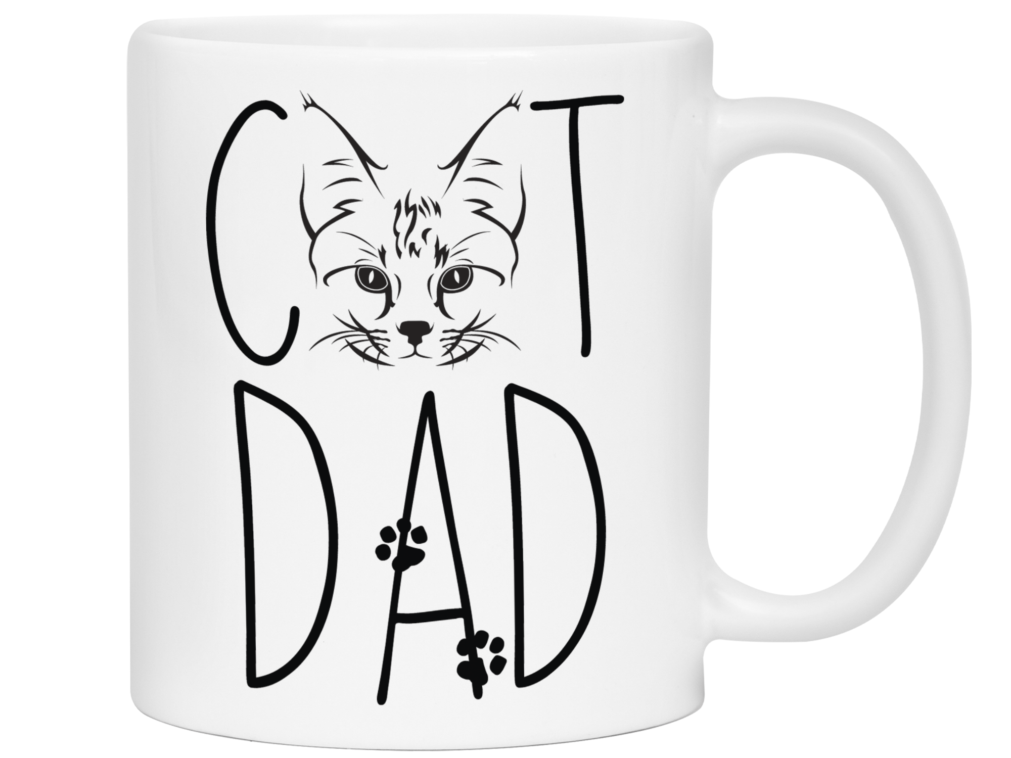Cat Dad Gifts - Cat Dad Coffee Mug - Father's Day Gift Idea for Cat Dads