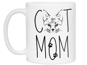 Cat Mom Gifts - Cat Mom Coffee Mug - Mother's Day Gift Idea for Cat Mom