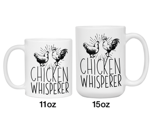 Gifts for Chicken Lovers - Chicken Whisperer Funny Coffee Mug