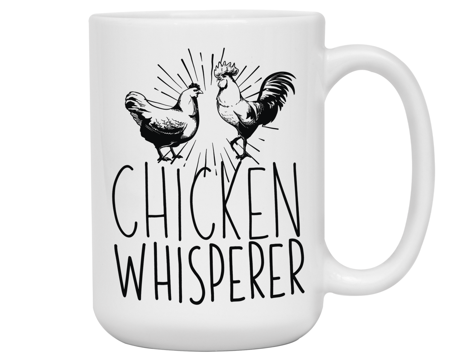 Gifts for Chicken Lovers - Chicken Whisperer Funny Coffee Mug