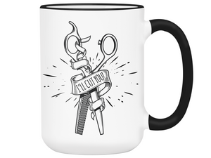 Funny Gifts for Hair Stylists, Barbers, Beauticians - I'll Cut You Funny Coffee Mug #2