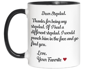Funny Gifts for Stepdads - Thanks for Being My Stepdad Gag Coffee Mug - Father's Day Gift Idea