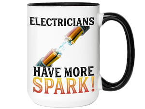 Funny Gifts for Electricians - Electricians Have More Spark Coffee Mug