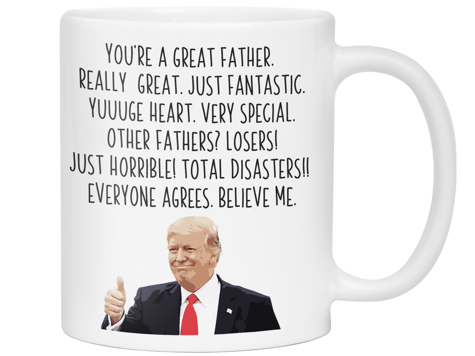 Funny Father Gifts - Trump Great Fantastic Father Coffee Mug