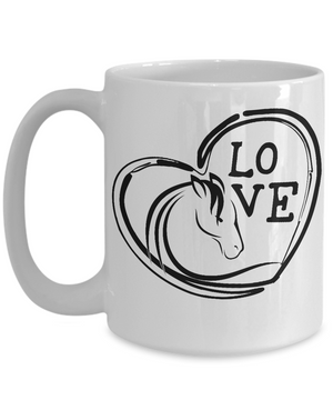 Horse Love Coffee Mug Tea Cup Horse Lover Gifts