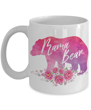 Mama Bear Coffee Mug | New Parent Gift Idea | Tea Cup | Hot Chocolate Mug